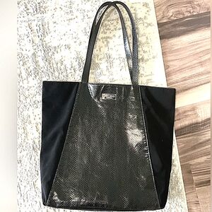 Jimmy Choo Black Parfums Tote Bag Gently Pre loved Like NEW Approx 17"x14"